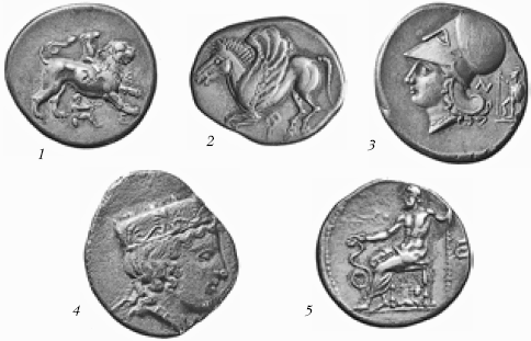 Монеты древней Греции